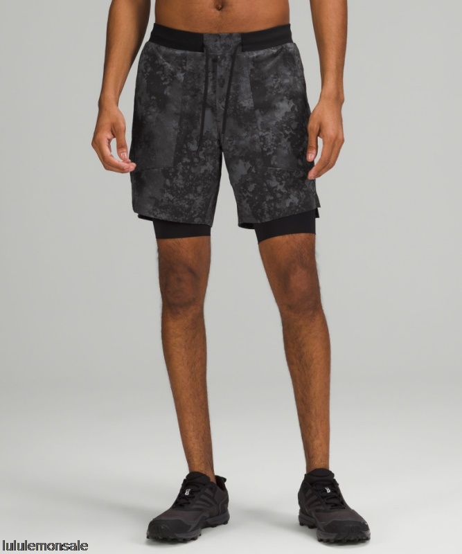 Lululemon Deutschland DELULU841 | Lululemon Deutschland Taktildruck Lizenz Zum Zug Gefüttert Kurz 7